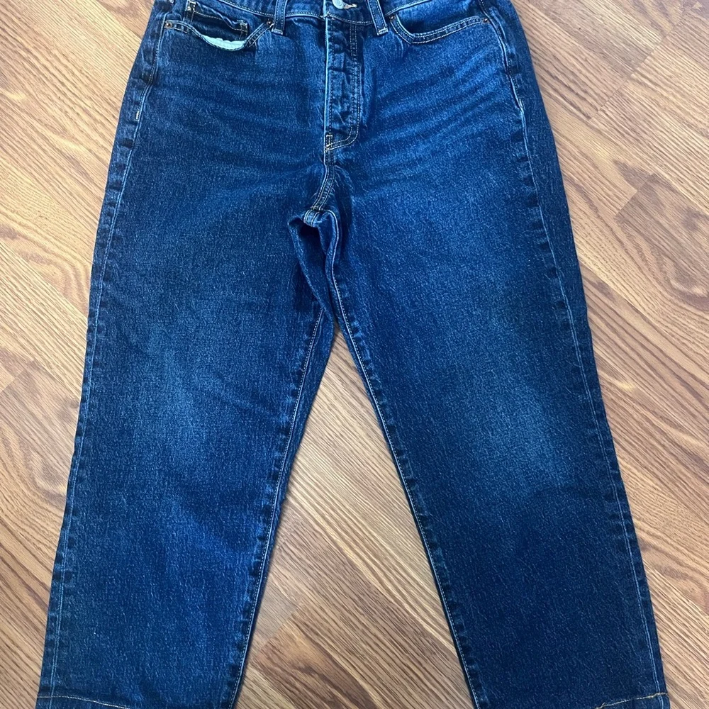 Old Navy Dark Blue Cropped Ankle Jeans - Picture 1 of 4